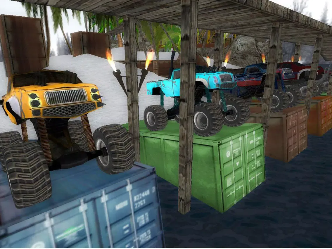 Tangkapan layar 4x4 Monster Truck Crazy Stunts 3D iPad 