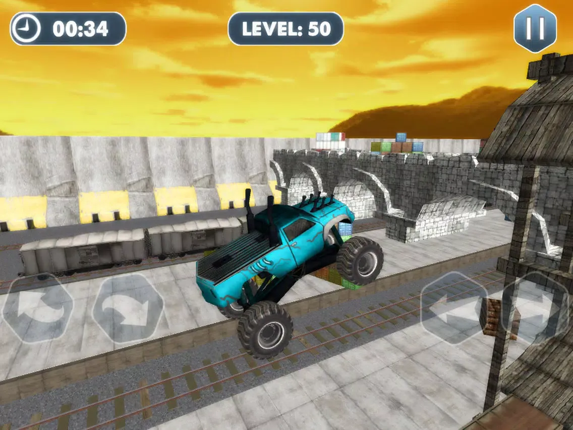 Tangkapan layar 4x4 Monster Truck Crazy Stunts 3D iPad 