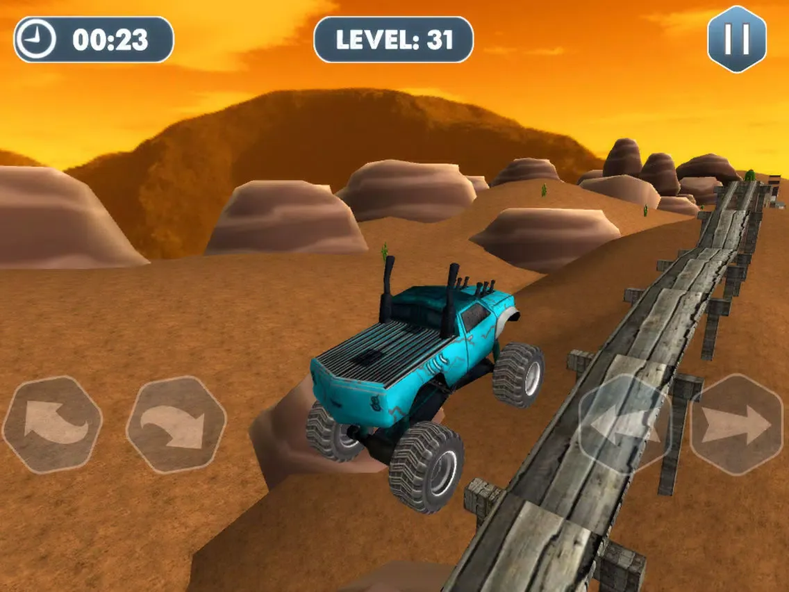 Tangkapan layar 4x4 Monster Truck Crazy Stunts 3D iPad 