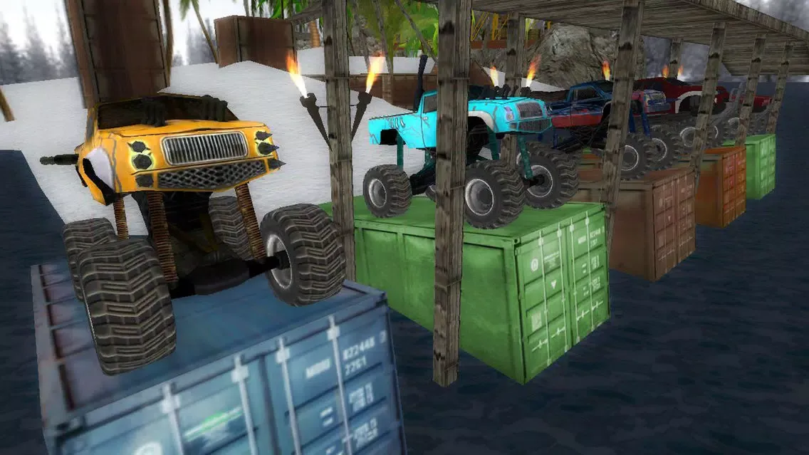 Tangkapan layar 4x4 Monster Truck Crazy Stunts 3D