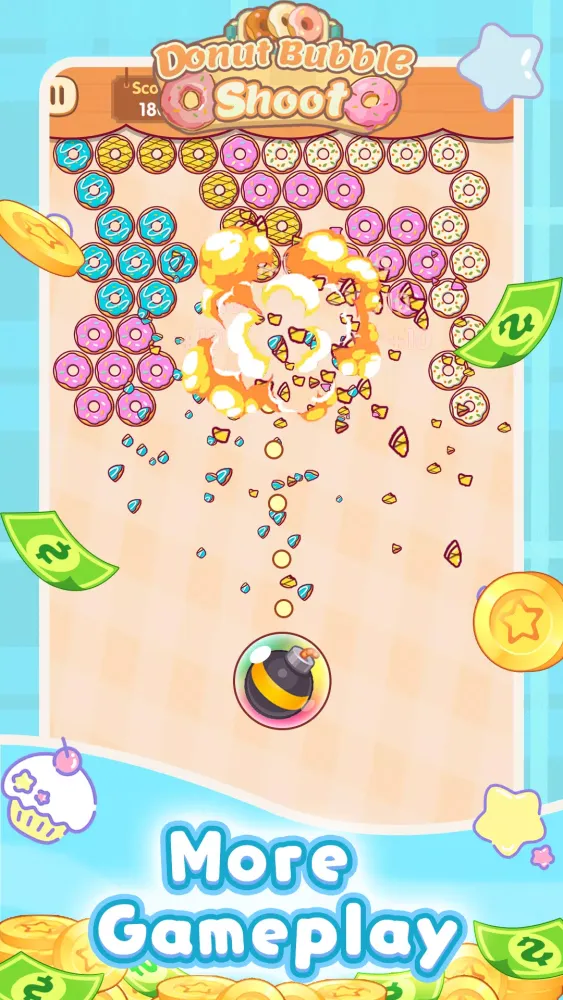Donut Bubble Shoot Screenshots