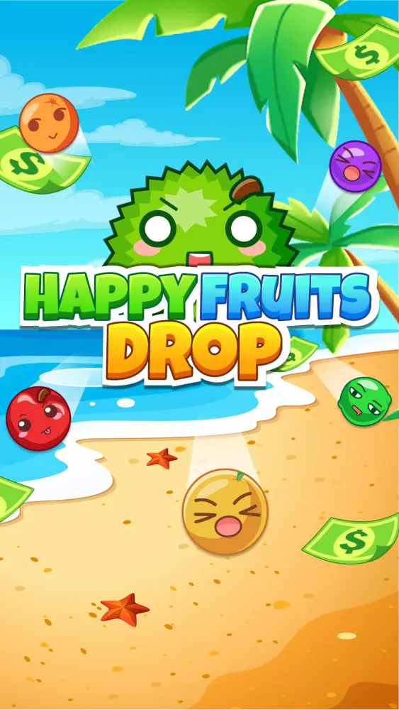 Happy Fruits Drop स्क्रीनशॉट