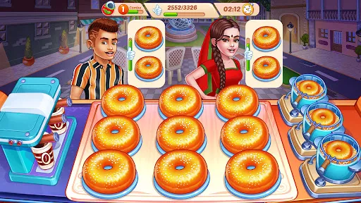 Captures d'écran de American Cooking Star Games