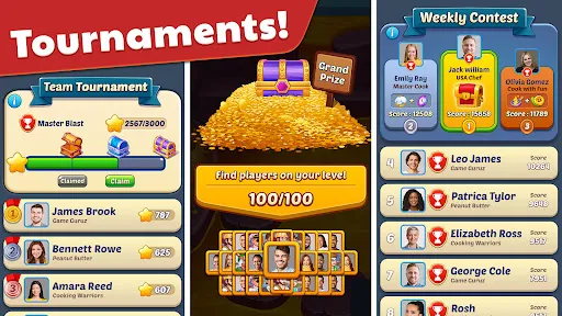 Captures d'écran de American Cooking Star Games