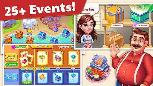 Captures d'écran de American Cooking Star Games