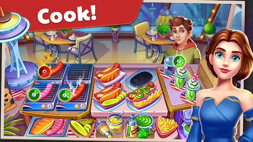 Captures d'écran de American Cooking Star Games