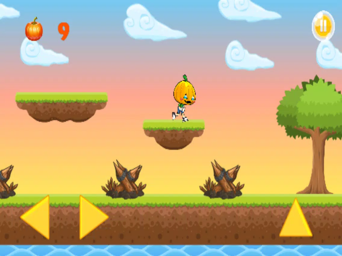 Pumpkin Man Run iPad 應用截圖