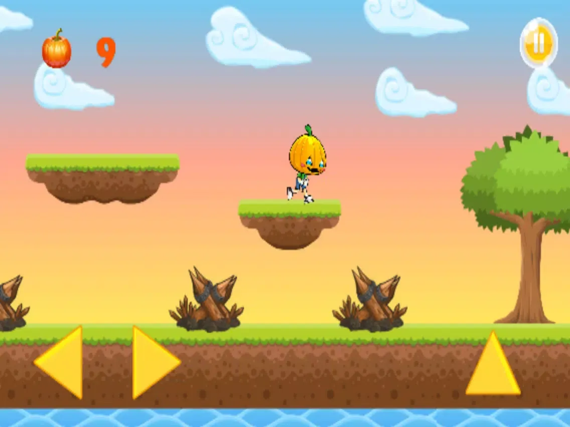 Pumpkin Man Run iPad 应用截图