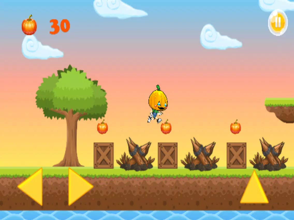 Pumpkin Man Run iPad 應用截圖