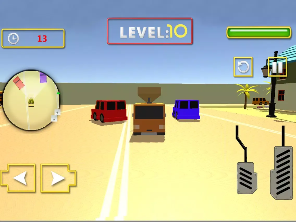 Pizza Delivery Car Sim iPad  स्क्रीनशॉट
