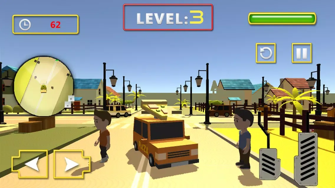 Pizza Delivery Car Sim स्क्रीनशॉट