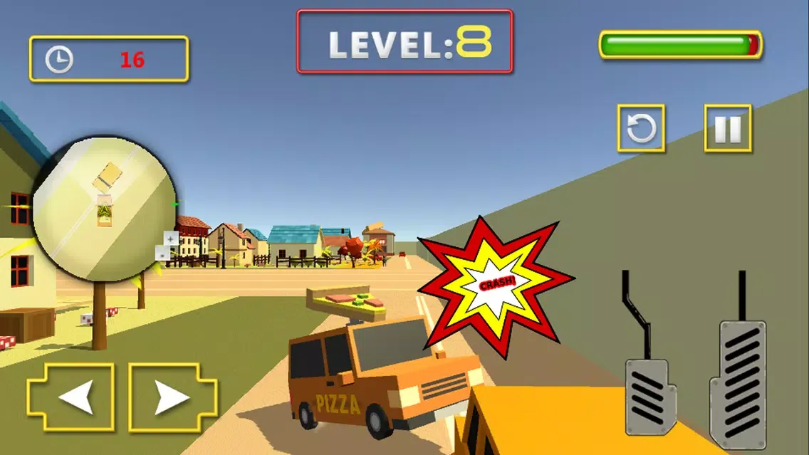 Pizza Delivery Car Sim स्क्रीनशॉट