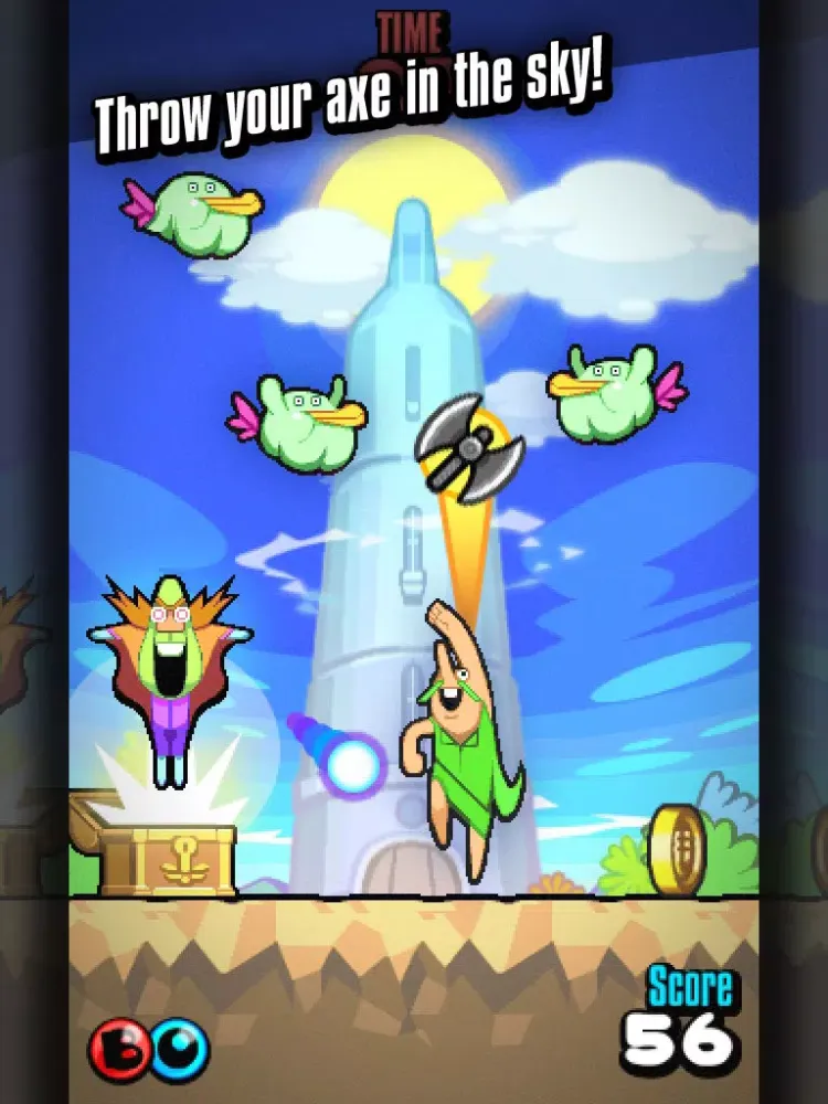 Tangkapan skrin Zorbie iPad 