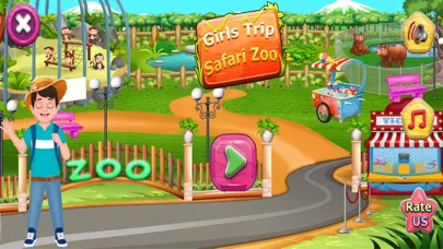 Girls Animal Safari Park Game Ekran Görüntüleri
