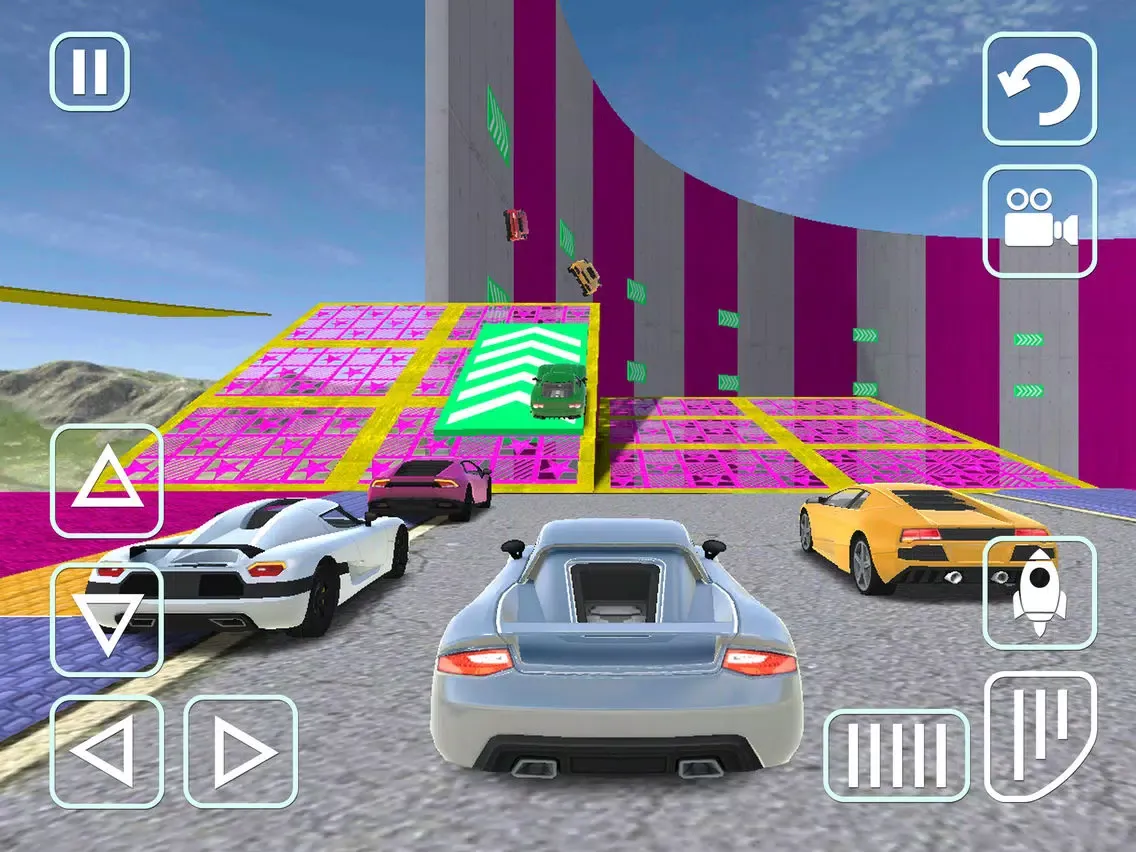 Tangkapan layar GT Race Simulator 2 iPad 