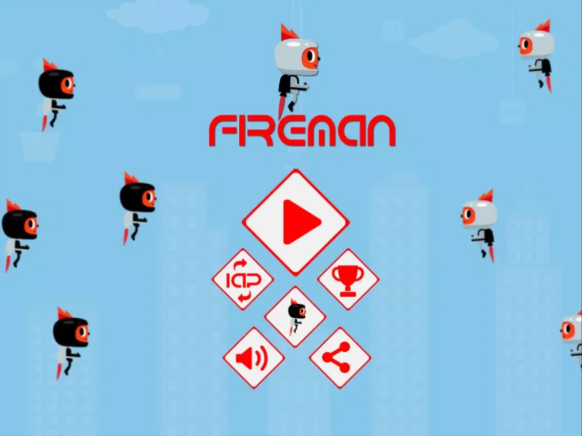 Capturas de tela do Fireman Rush iPad 