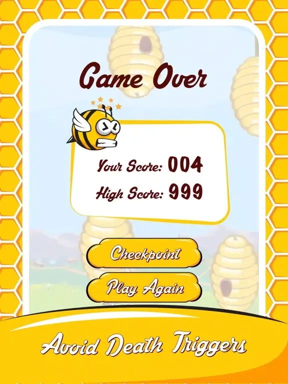 Capturas de tela do Flappy Flutter Bee iPad 
