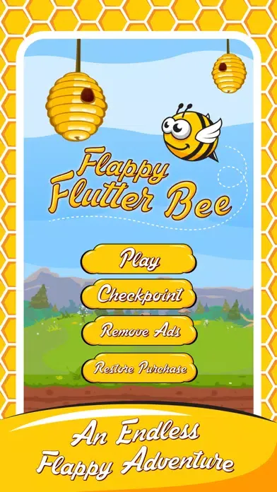 Capturas de tela do Flappy Flutter Bee