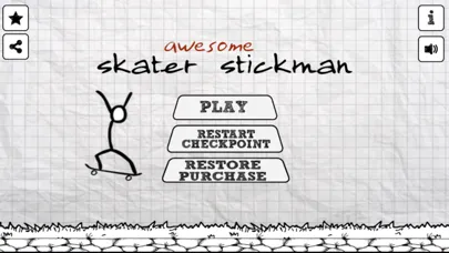 Captures d'écran de Awesome Skater Stickman