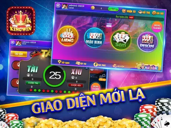King Win - Danh Bai Online iPad  스크린샷