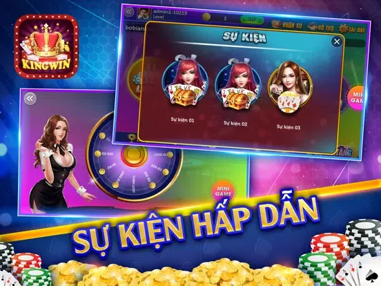King Win - Danh Bai Online iPad  스크린샷