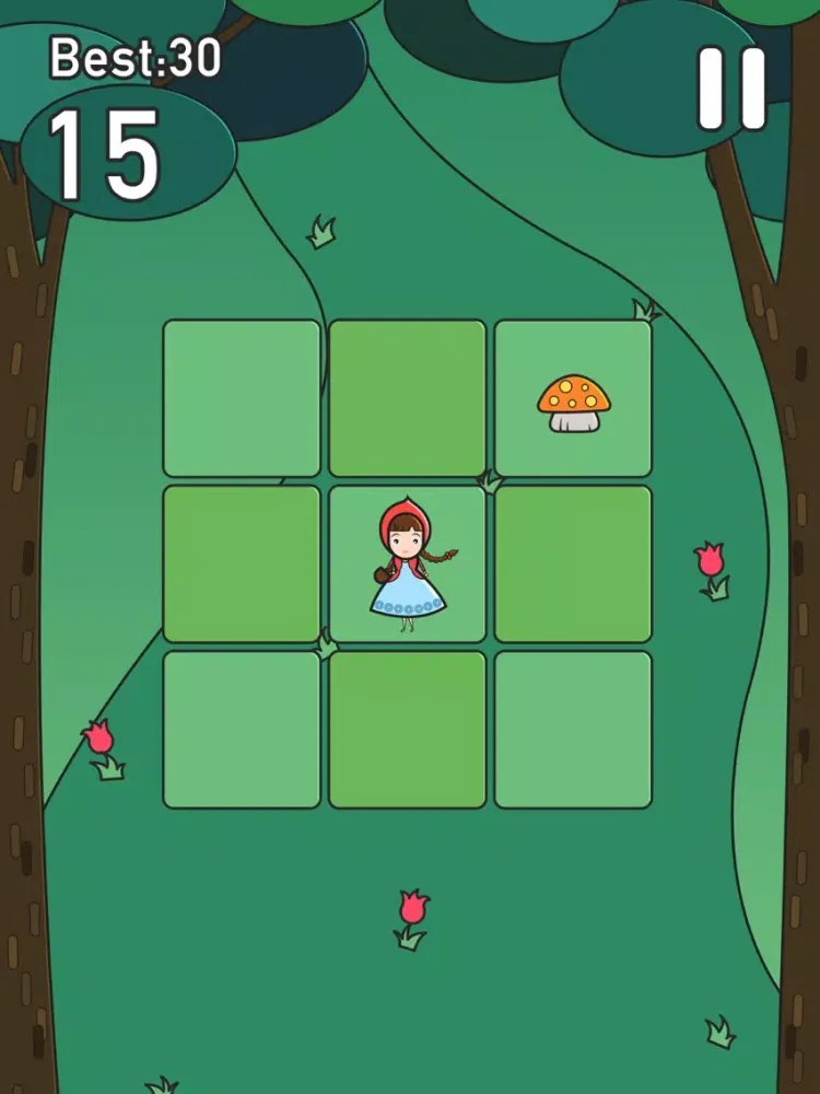 Fingertips fairy tale-Red Hat Pick Mushroom iPad  Screenshots