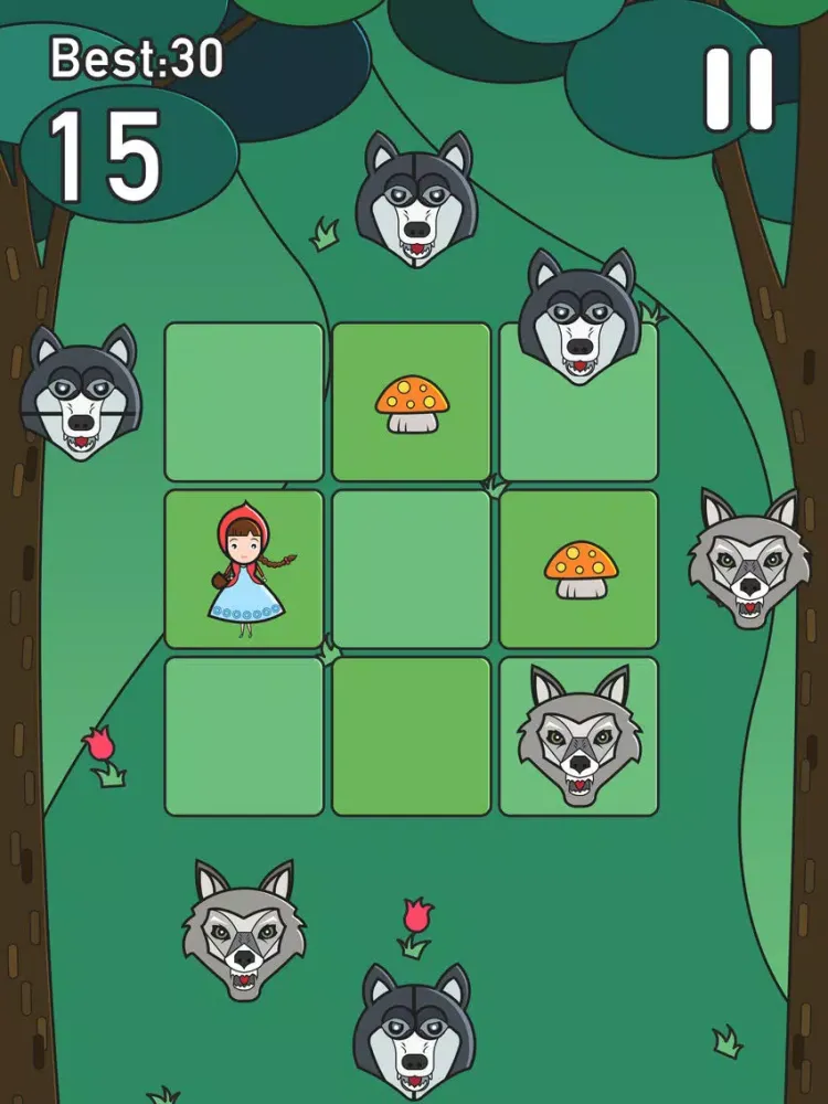 Fingertips fairy tale-Red Hat Pick Mushroom iPad  Screenshots