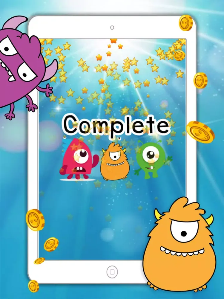 Captures d'écran de Cute Monster Find The Pairs iPad 