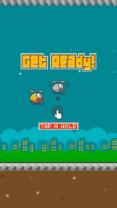 Tangkapan skrin Flappy-Copter!