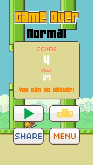 Tangkapan skrin Flappy-Copter!