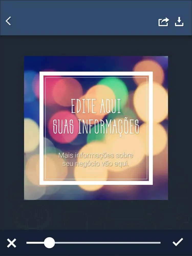Capturas de tela do Pict.ly iPad 