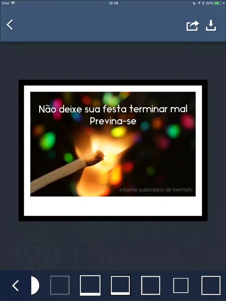 Capturas de tela do Pict.ly iPad 