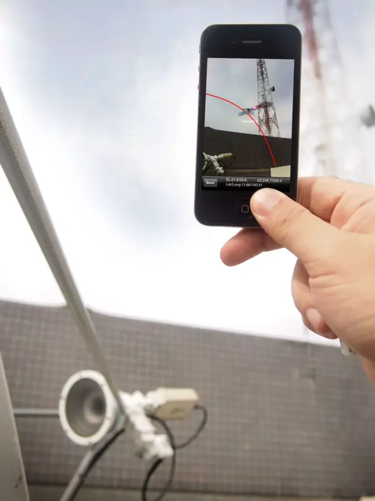 Ảnh chụp màn hình của Satellite Viewer iPad 