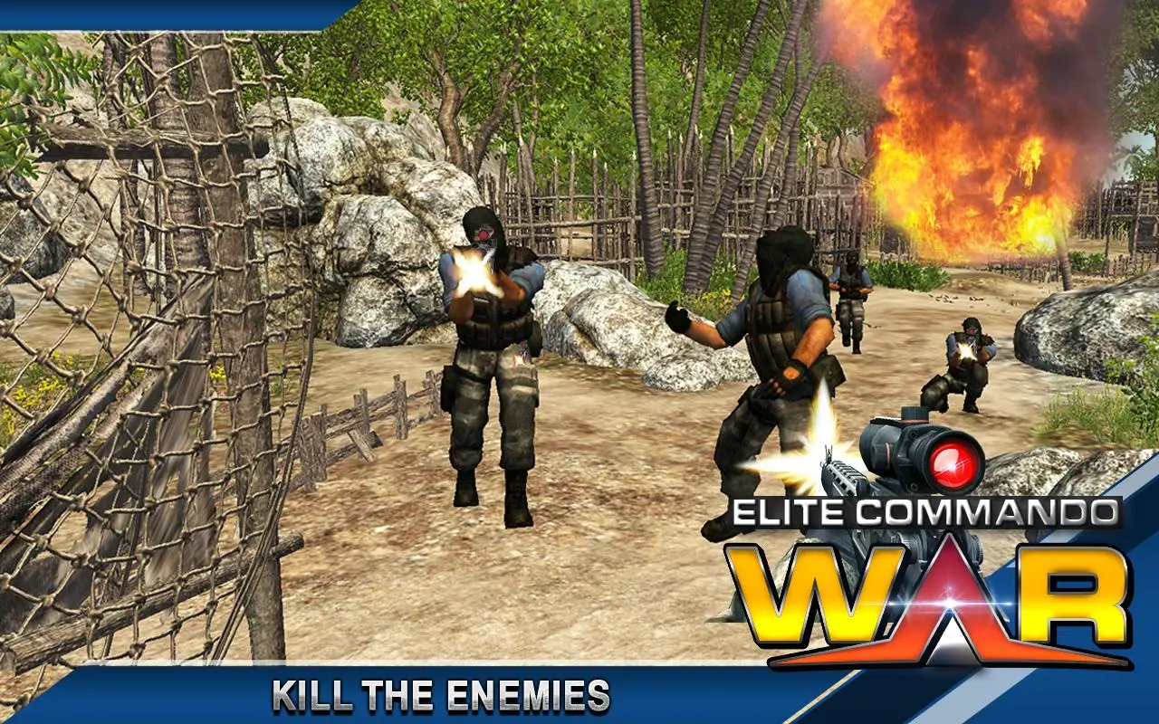Capturas de tela do Elite Commando War