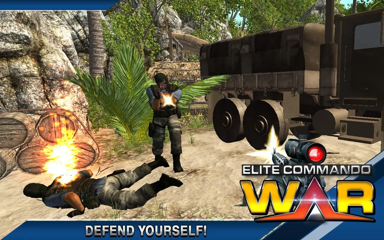 Capturas de tela do Elite Commando War