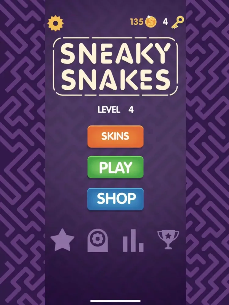 ภาพหน้าจอของ Sneaky Snakes X iPad 