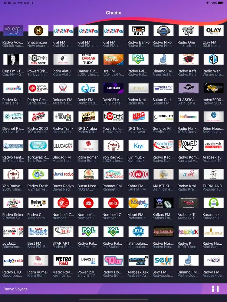 Скриншоты Chadio iPad 