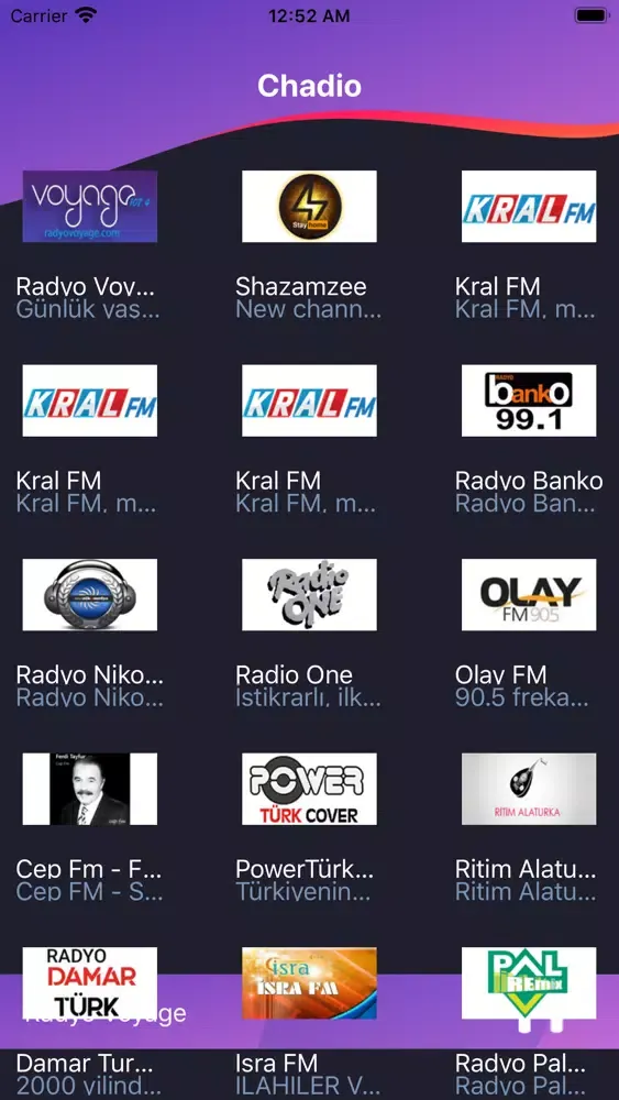 Скриншоты Chadio