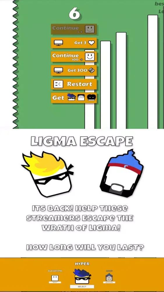 Ảnh chụp màn hình của Ligma Escape