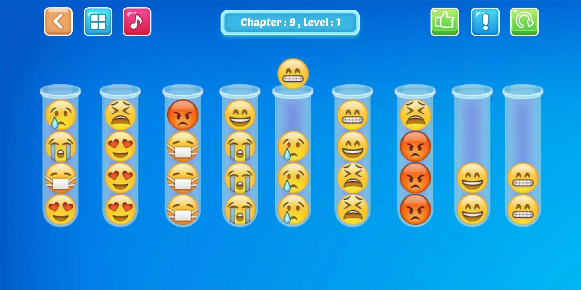 Emoji Sort Puzzle स्क्रीनशॉट