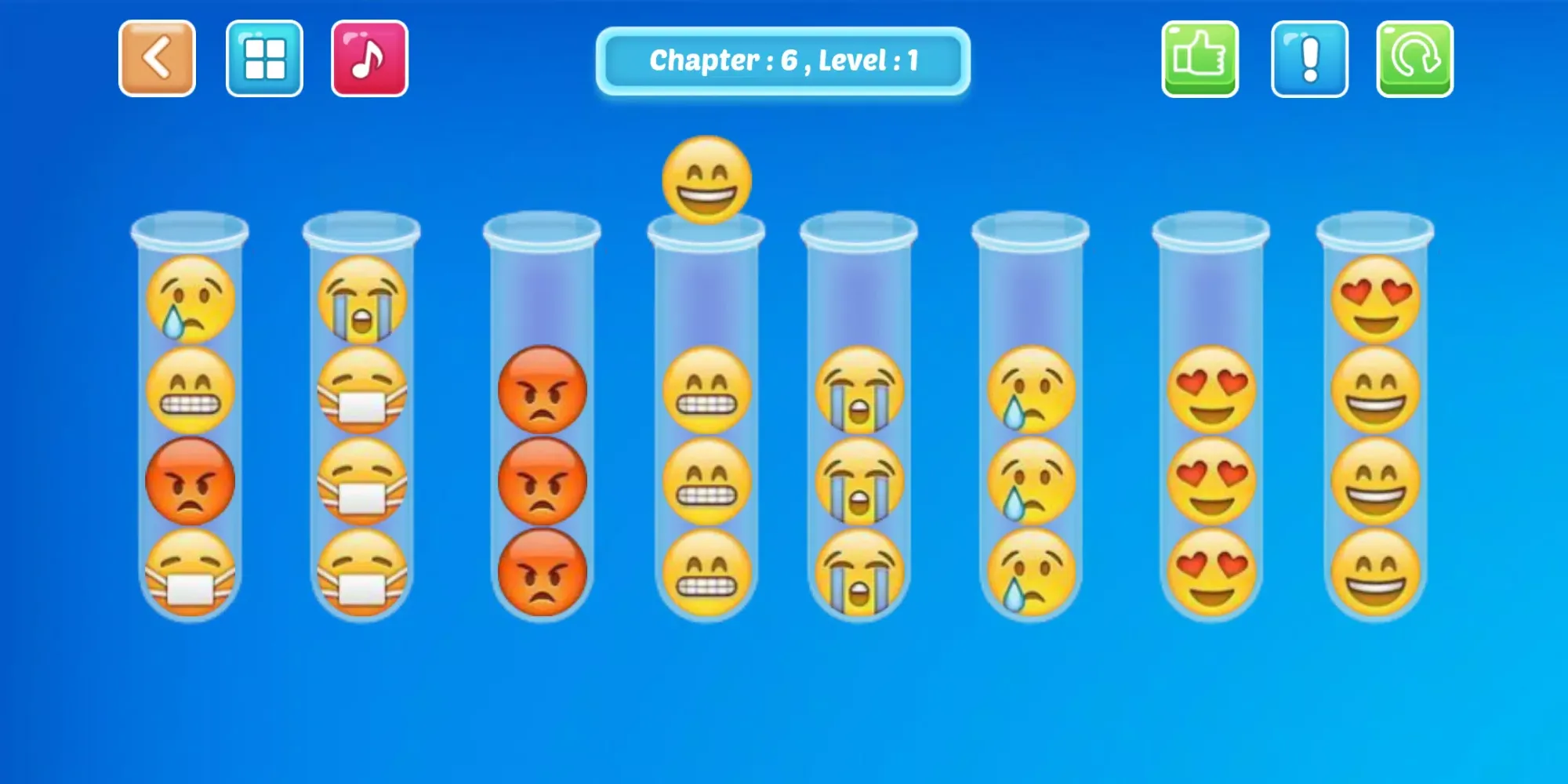 Emoji Sort Puzzle स्क्रीनशॉट