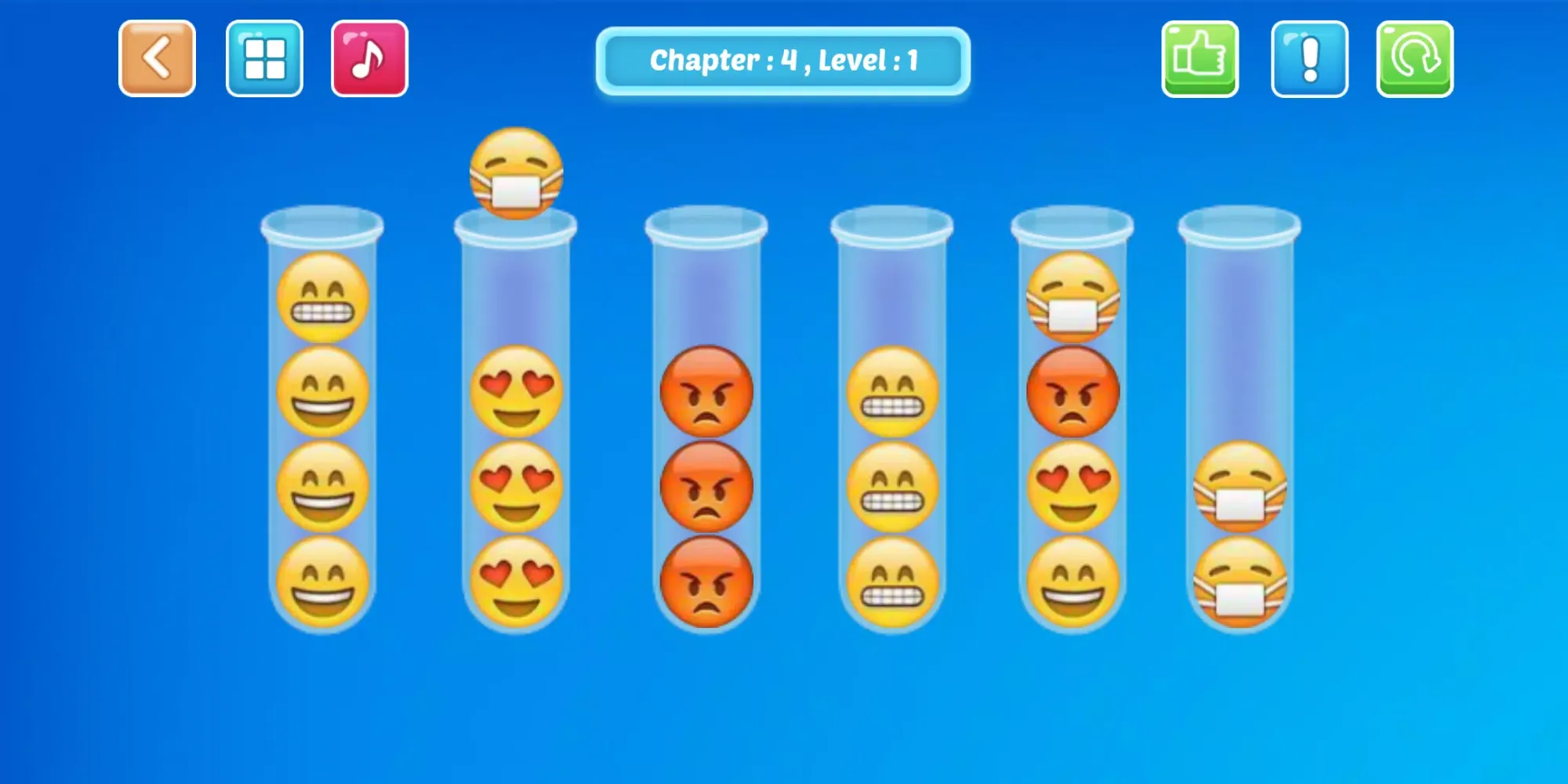 Emoji Sort Puzzle स्क्रीनशॉट