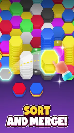 Screenshot di Hexa Sort