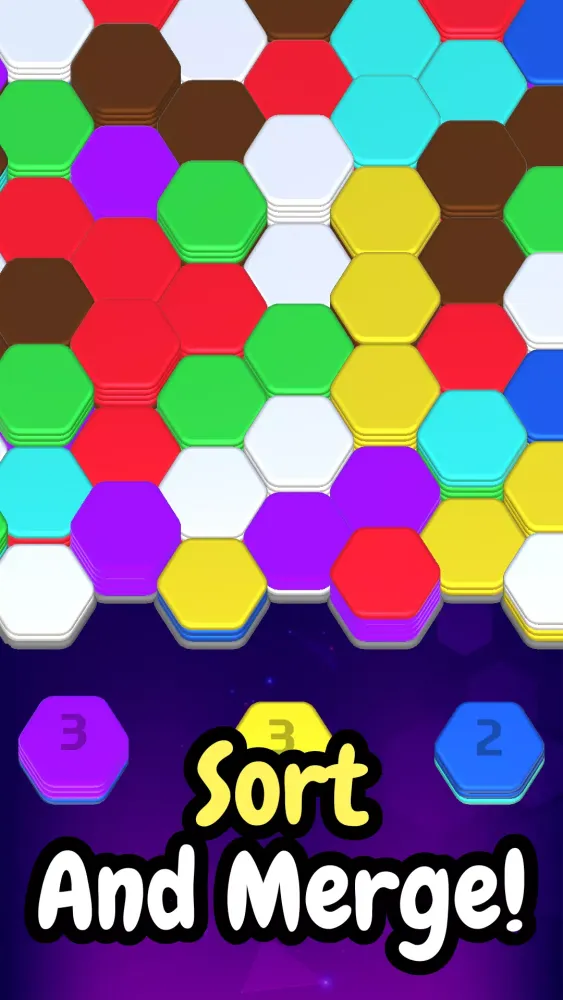 Tangkapan skrin Hexa Puzzle: Sorting Hexa Game