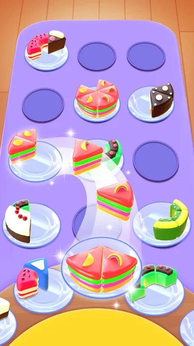 Ảnh chụp màn hình của Cake Sort Puzzle 3D