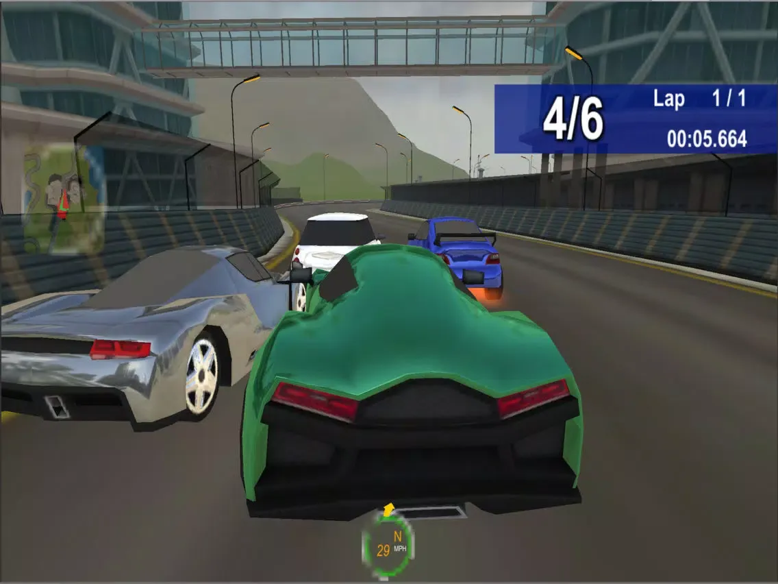 Tangkapan layar Mad Racing Super Speed iPad 