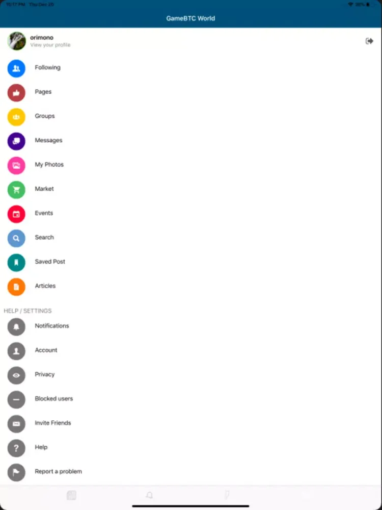 GameBTC World iPad  Screenshots
