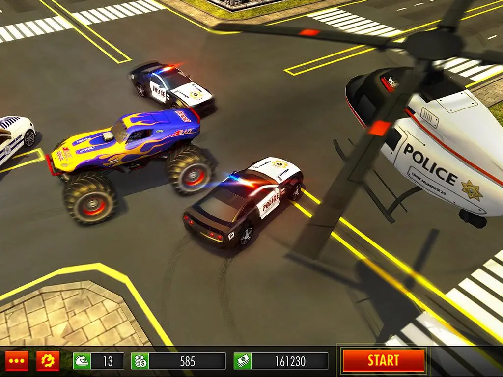 Police Chase Monster Car: City Cop Driver Escape Screenshots