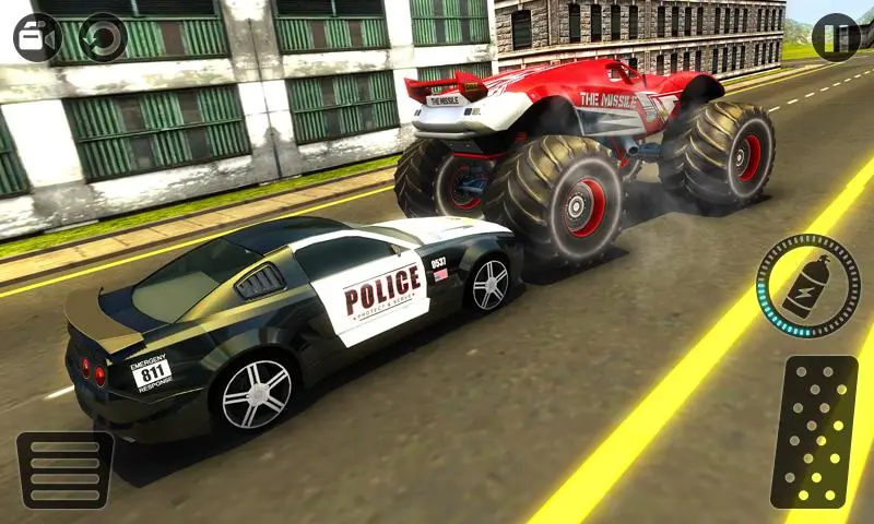 Police Chase Monster Car: City Cop Driver Escape Screenshots