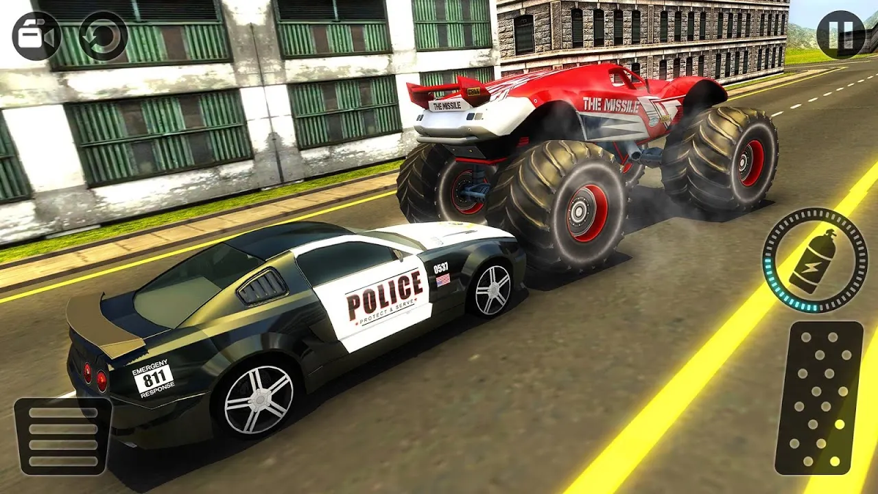 Police Chase Monster Car: City Cop Driver Escape Screenshots